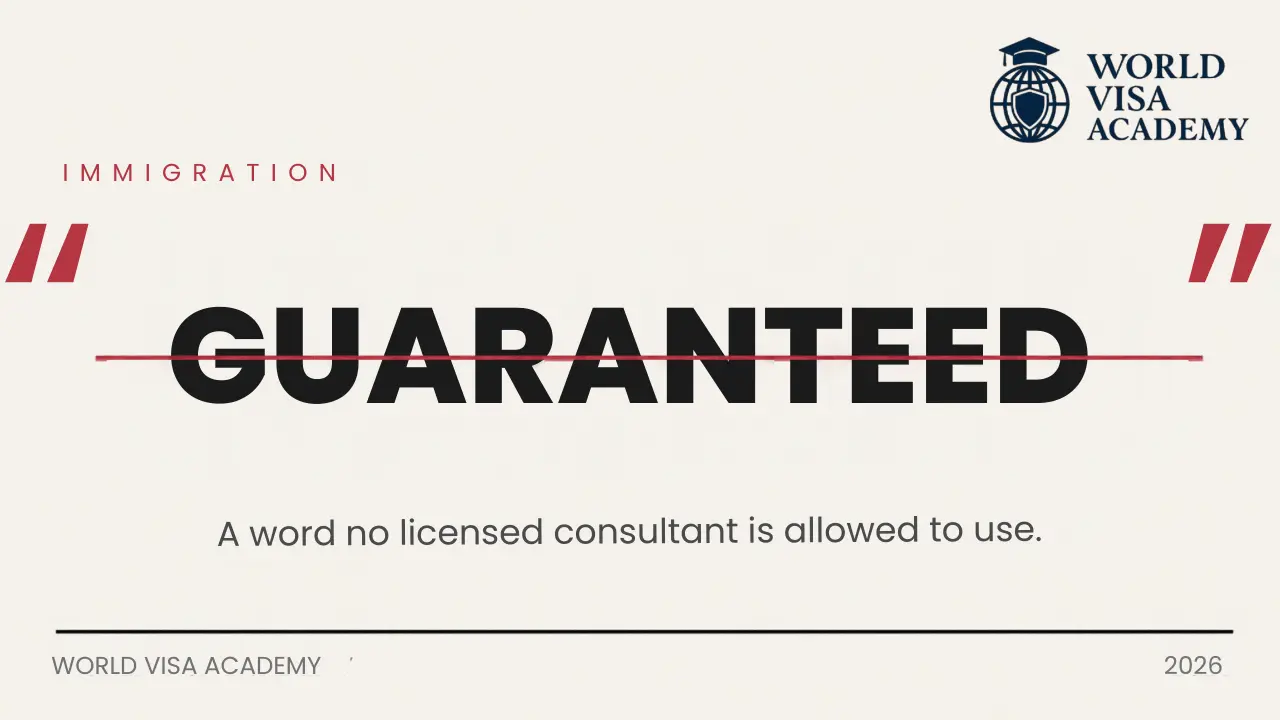 “Guaranteed Visa” Promises: Why No Genuine Consultant Can Offer Them