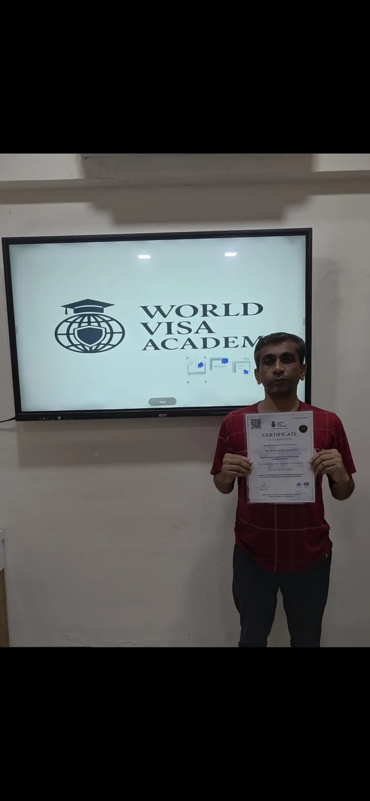 World Visa Academy Student Achievement – Certificate Presentation